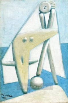 bath girl Painting - Bather 1 1928 Pablo Picasso